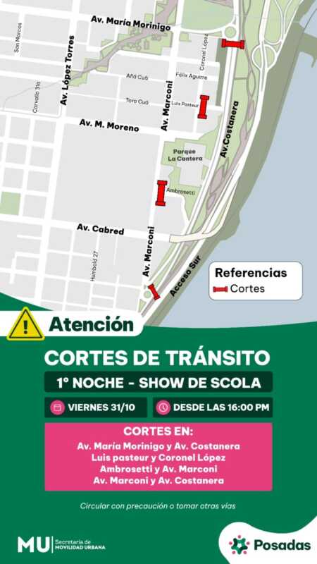 Todo listo para el Show de Scolas en La Cascada: mirá el cronograma completo 1 show de scolas