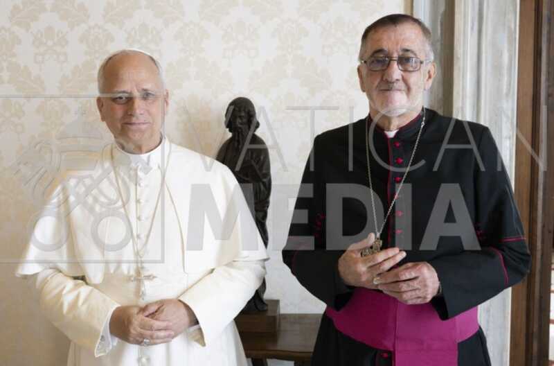“Un momento de comunión y esperanza”: el obispo Martínez tras su encuentro con el Papa León XIV martinez