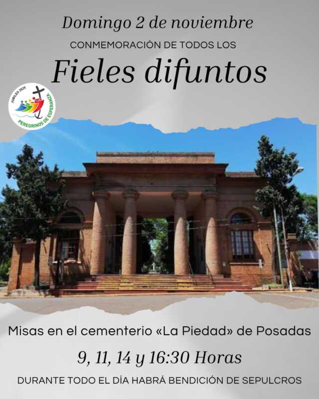 Misas por la conmemoración de los Fieles Difuntos en el cementerio “La Piedad” 3 misas cementerio - 2