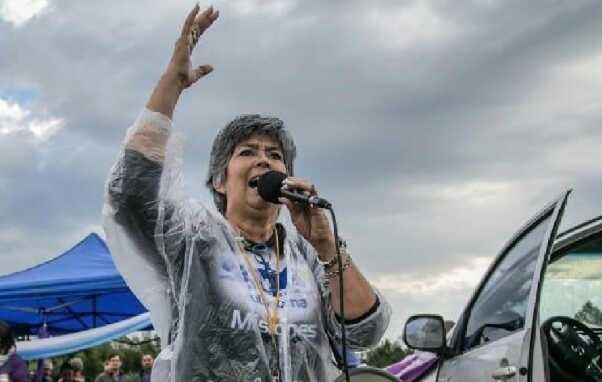 Corte parcial en la ruta en Candelaria: “Estamos aquí para que vean que los problemas continúan” 3 monica gurina - 2