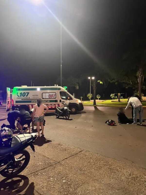 Cinco heridos en accidentes de motocicleta en Oberá y Leandro N. Alem motocicleta