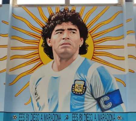 En Posadas, celebrarán los 65 años de Diego Maradona con un nuevo mural maradona