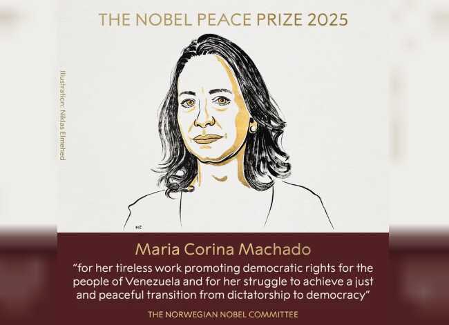 María Corina Machado fue galardonada con el Premio Nobel de la Paz 2025 2 nobel pazz - 1