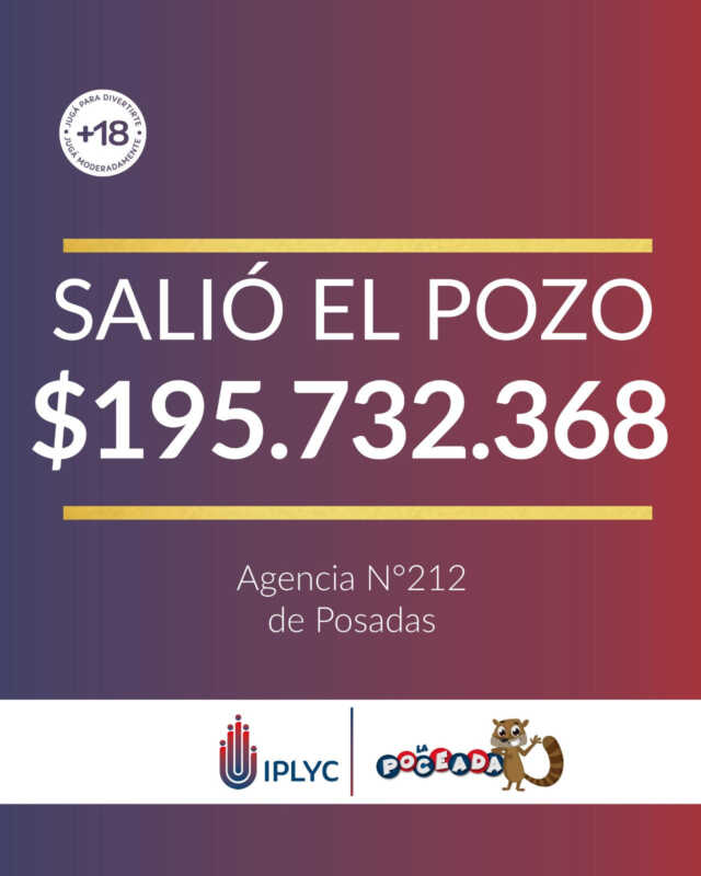 Poceada Misionera: casi 200 millones para un posadeño afortunado 2 poceada - 1
