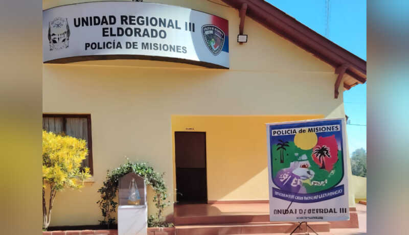 Personal de la Unidad Regional III y efectivos de la Comisaría Segunda de Eldorado acudieron rápidamente al lugar.