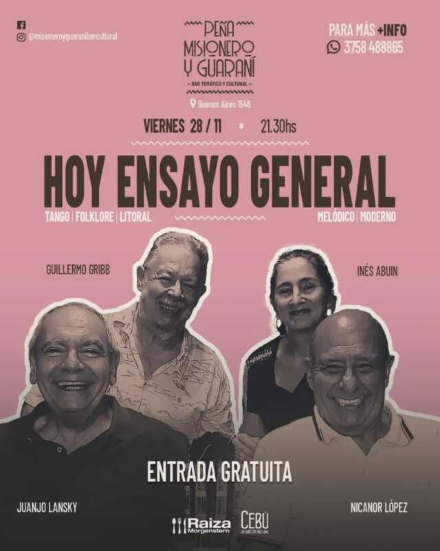 Actividades culturales imperdibles este fin de semana en Posadas 2 589739349 122283902096233744 3207906433042490201 n - 1