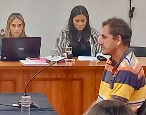 Carlos Lezcano, docente y testigo en el juicio