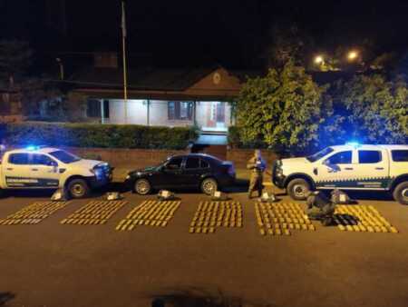 Intentó evadir un control y cayó con más de 200 kilos de marihuana en Misiones Control