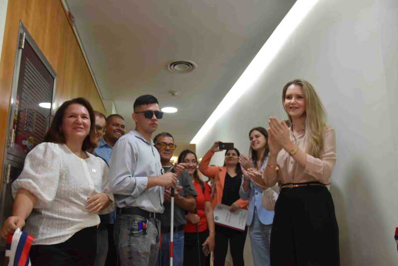 La Cámara de Representantes inauguró una muestra por los 200 años del sistema Braille 12 DSC 2039 - 11