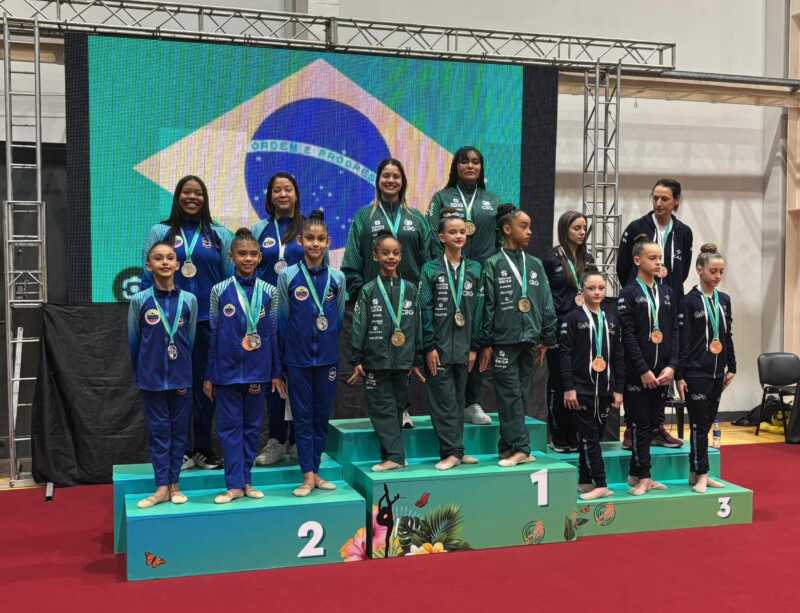 Delfina Steciuk llevó a Misiones al podio con dos medallas en el Sudamericano de Gimnasia Rítmica 5 Delfina