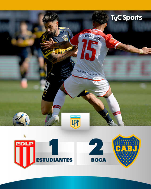 Boca Juniors venció a Estudiantes y se subió a la cima de la Zona A del Clausura 3 - 2
