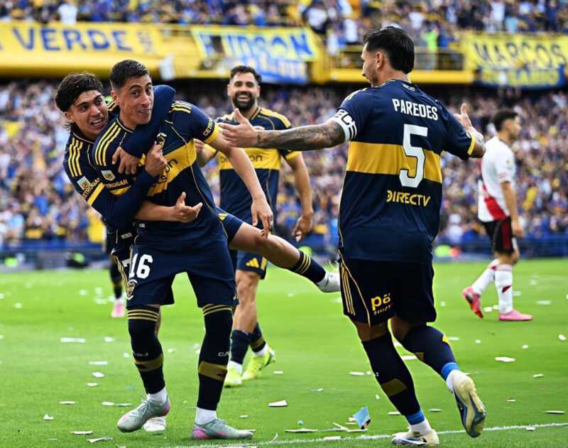 Boca venció 2-0 a River y se clasificó a la Libertadores 2026 G5WA7zsWwAAW2Wm - 1