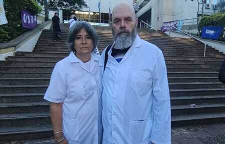 Juicio a Gurina y Sánchez: defendieron la protesta por incumplimiento salarial y ajuste nacional Gurina Sánchez