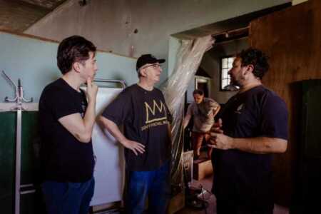 Passalacqua recorrió el set de “Lunática” y resaltó el crecimiento del cine en Misiones Lunática