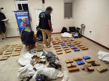 Operación narco en Garupá: secuestraron millonario cargamento de 50 kilos de marihuana marihuana garupa