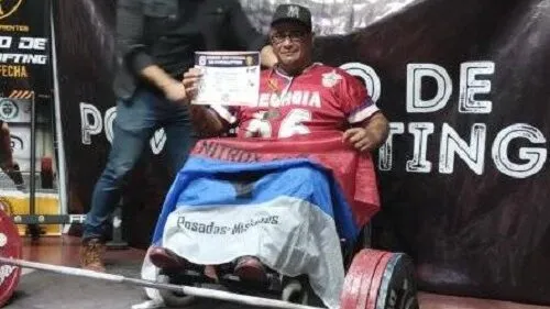 El misionero Tomás Motta, convocado al Nacional de para powerlifting en San Martín de los Andes 1 Misionero