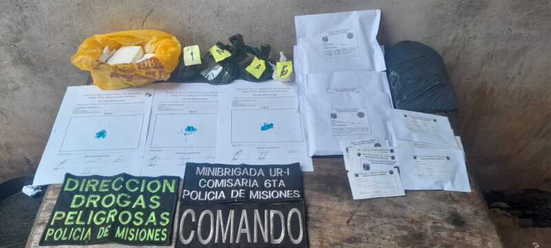 Cae banda narco en Posadas: tres detenidos y casi un kilo de cocaína secuestrado 2 Posadas
