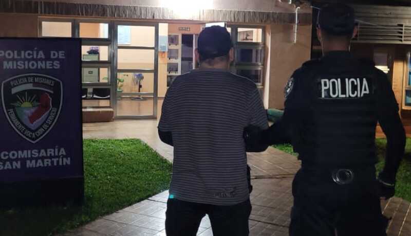 Detuvieron a un suboficial retirado por agredir a su pareja en San Martín Suboficial