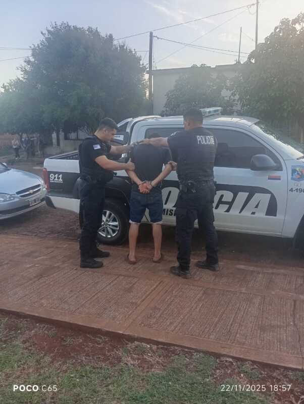 Violento asalto domiciliario y fuga frustrada: cayó un brasileño armado en 25 de Mayo Violento