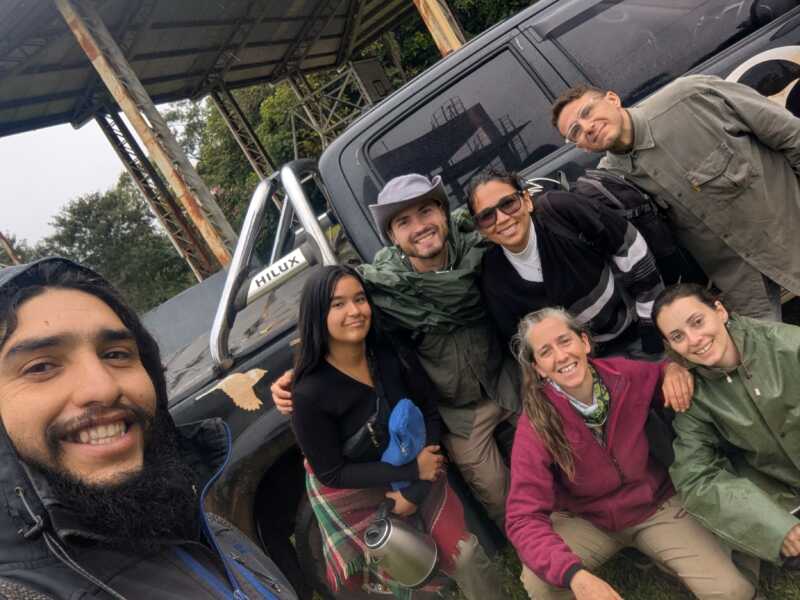 En Misiones hay 323 ejemplares de Loro Pecho Vinoso: la especie está en riesgo extremo 5 Voluntarios participando del conteo - 4