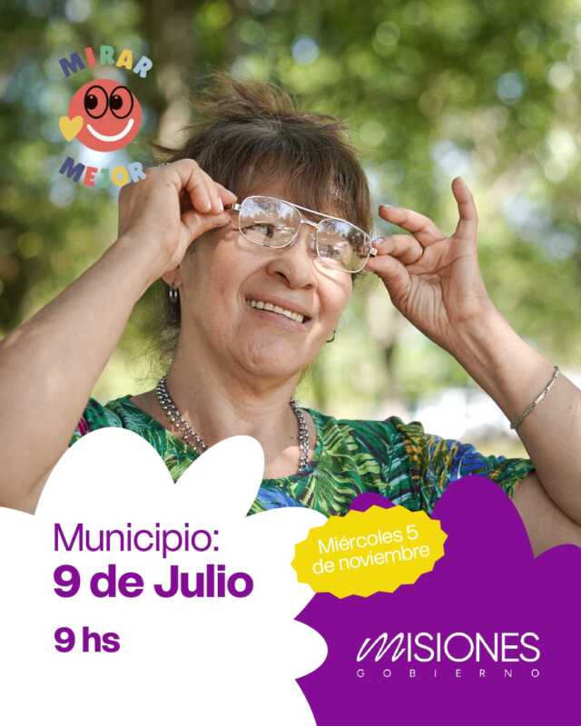 “Mirar Mejor” brindará atención oftalmológica gratuita este miércoles en 9 de Julio 3 WhatsApp Image 2025 11 04 at 11.15.13 - 2