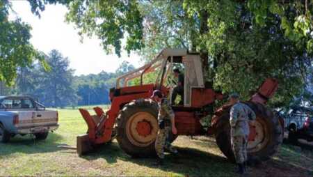 Incautaron madera de Palo Rosa extraída ilegalmente dentro del Parque Urugua-í incautan madera nativa