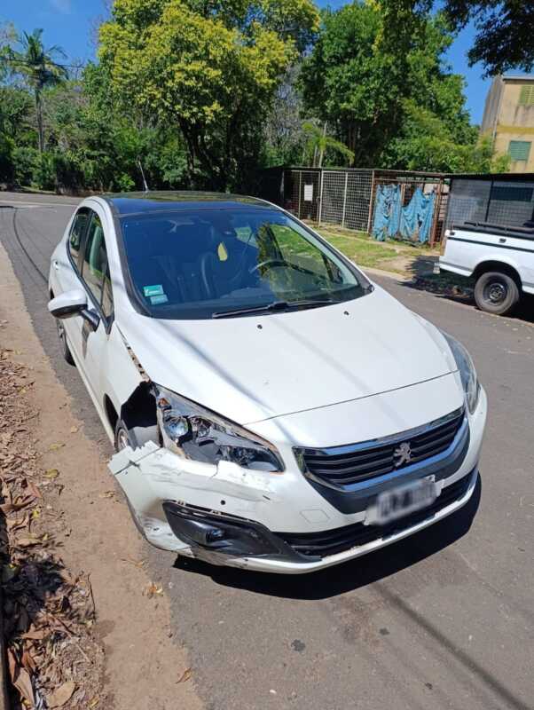 Posadas: conductor ebrio chocó a una motouber y a una menor y fue detenido 2 choque posadas