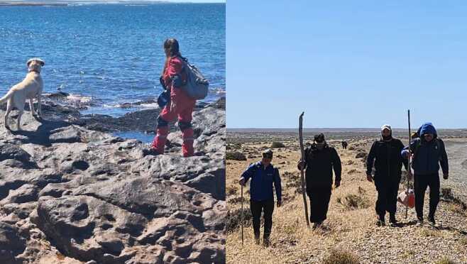 Chubut: hallan una pista en la costa y amplían la búsqueda de los jubilados desaparecidos 3 chubut - 2