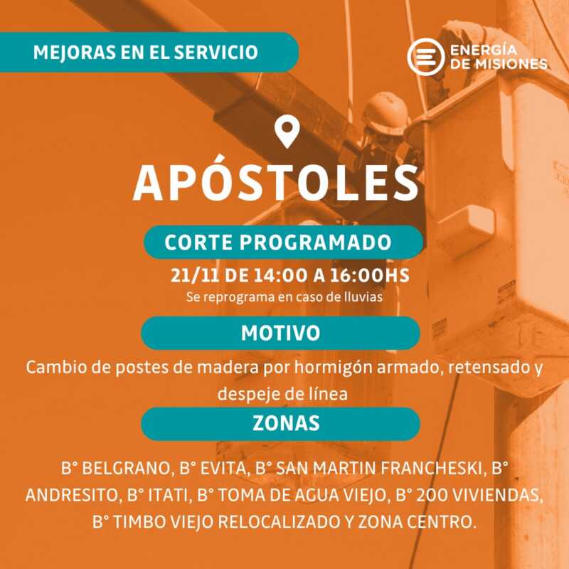 energia de misiones corte 4 - 12
