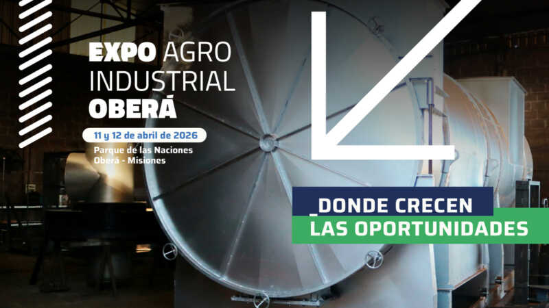 La Expo Agro Industrial OBERÁ 2026 se presenta como un evento sin fines de lucro, pensado para generar negocios, capacitación y nuevas oportunidades para el sector productivo regional.