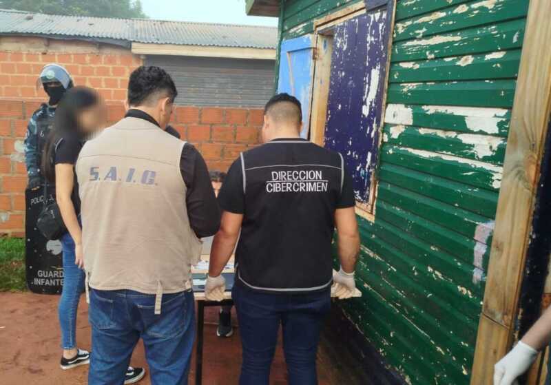 Desarticulan una red de grooming en Posadas: cuatro detenidos y secuestro de dispositivos clave GROOMING