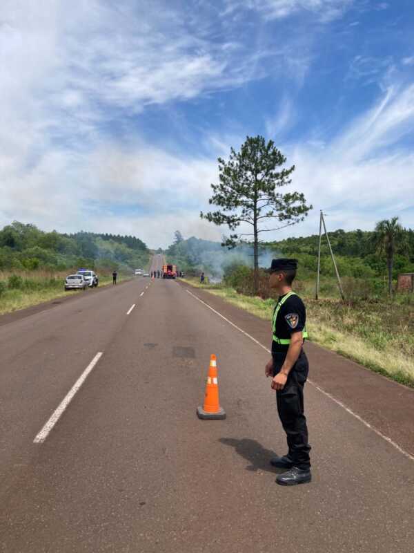 Tragedia en Mártires: Oscar Hugo Garay es el empresario fallecido en la ruta 103 3 incendio martires 3 - 2