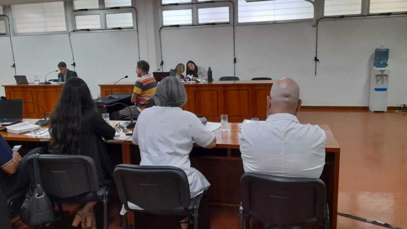 Condenaron a Gurina y a Sánchez por “desobediencia judicial” y por cortar la avenida Uruguay en 2024 4 gurina y sánchez