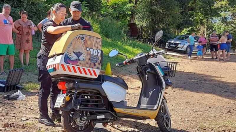 Posadas: violento robo a motoambulancieros durante un auxilio en la Chacra 65 2 motoambulancias robo - 1