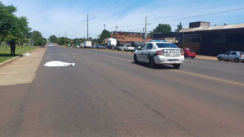 Una mujer murió tras ser atropellada en la avenida Quaranta en Posadas: tránsito interrumpido 4 quaranta posadas 1 - 3