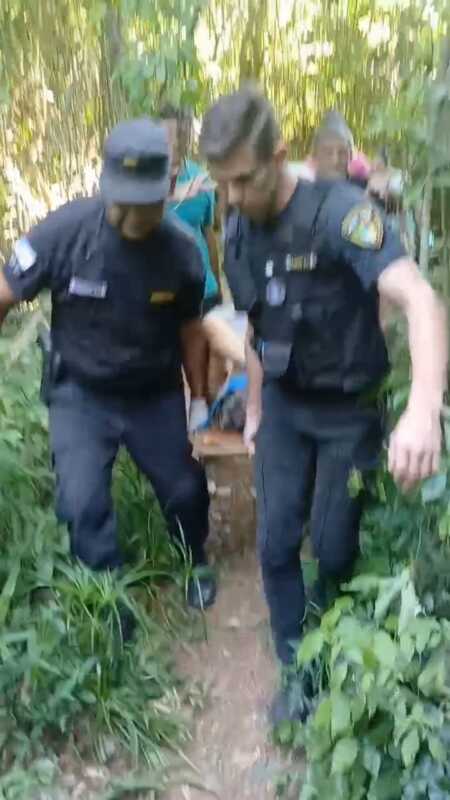 Rescataron inconsciente a un hombre mayor que cayó en el Salto Yaguareté en Puerto Libertad 2 libertad