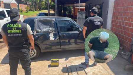 Posadas: “Lucas la Crema” se hacía los claritos cuando lo detuvieron por robar autopartes autopartes posadas