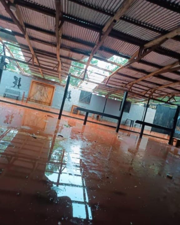 Temporal y granizo dejó casas destruidas en colonias rurales de El Soberbio 2 el soberbio