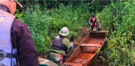 Operativo ambiental en el Urugua-í: decomisan redes y botes usados para pesca furtiva urugua-í