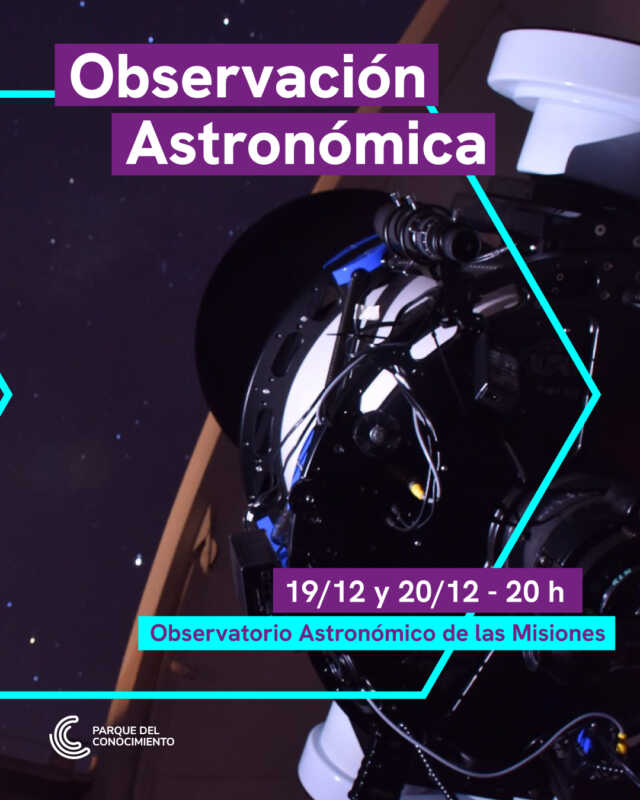 Aventura estelar y observación del cielo en el Parque del Conocimiento 4 2 observacion flyer - 3