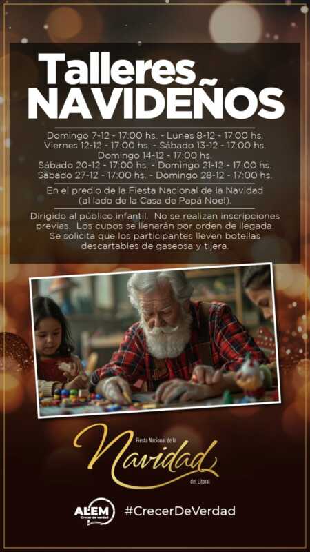 Domingo a pura Navidad en Alem: talleres, desfile y feria nocturna 5 597916011 1426084772213521 1574088570483345260 n - 4