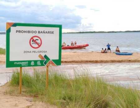 Ituzaingó: continúa la búsqueda de dos jóvenes desaparecidos en el río Paraná Paraná