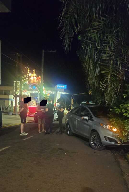 Alem: conducía con 2,18 g/l de alcohol, chocó contra un árbol y terminó detenido Alem