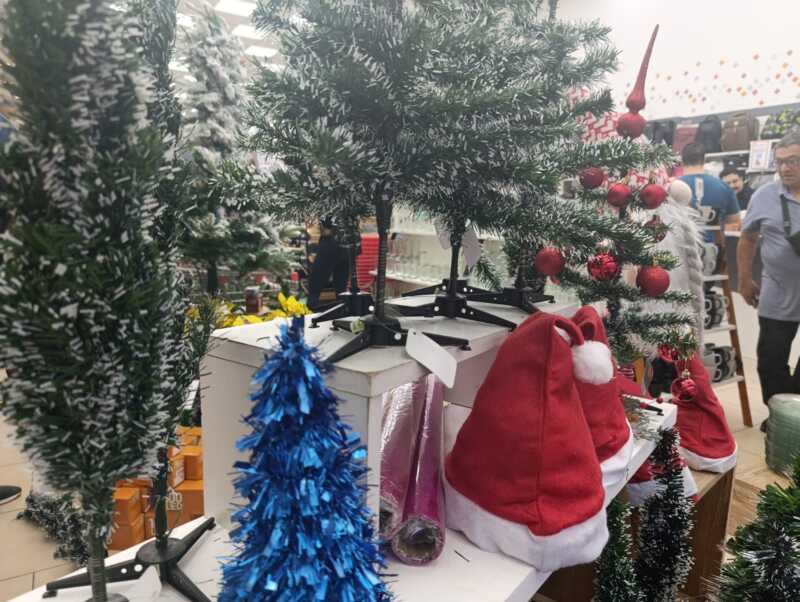 Posadas: armar el árbol de Navidad cuesta, en promedio, 30 mil pesos, según comerciante Árbol