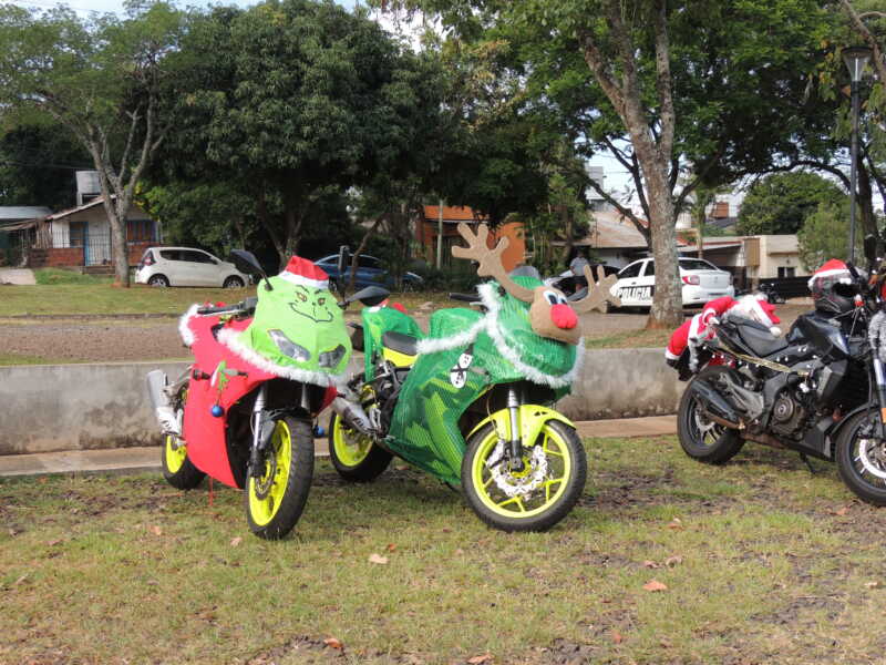 Más de 200 motociclistas colmaron Posadas en la Papanoelada Motera Solidaria 4 DSCN9522 - 3