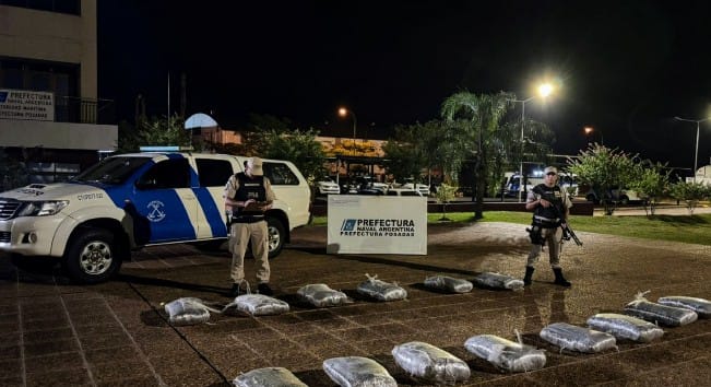 Garupá: incautaron droga valuada en más de 500 millones de pesos Garupá