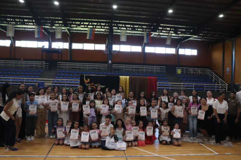 Gimnasia aeróbica: destacaron a 60 deportistas en una gala provincial Gimnasia