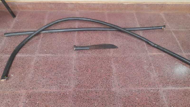 Detienen a dos ladrones que robaban cables del alumbrado público en Posadas 3 Robaban cables del alumbrado en pleno día y la Policía los detuvo en Posadas