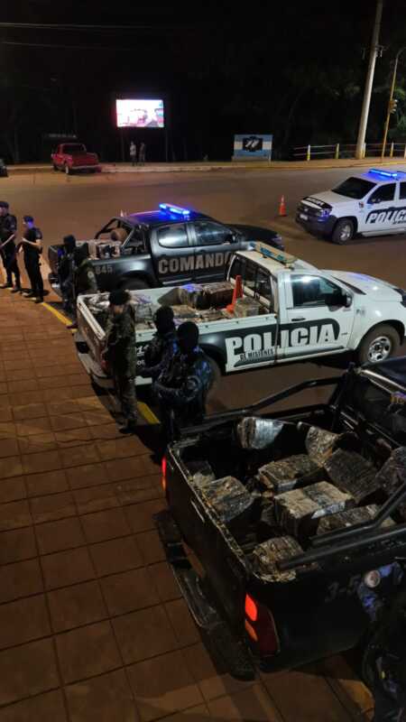 Misiones: un joven fue detenido con un cargamento de 1,3 toneladas de marihuana 2 Misiones