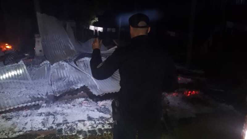 Un incendio consumió una vivienda en Santo Pipó: no hubo heridos incendio vivienda santo pipó